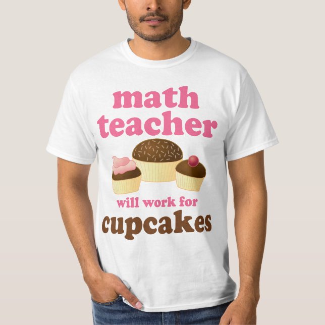 Funny Math Teacher T-Shirt (Front)