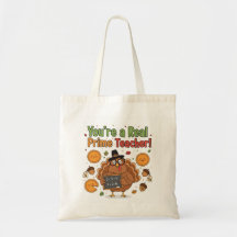 Funny Math Teacher Thanksgiving Tote Bag – Turkey