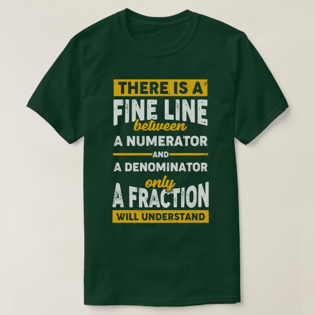 Funny Mathematic Math Student Teacher Design  T-Shirt (Design Front)