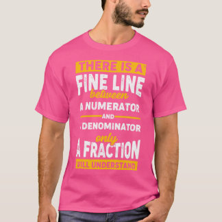 Funny Mathematic Math Student Teacher Design T-Shirt