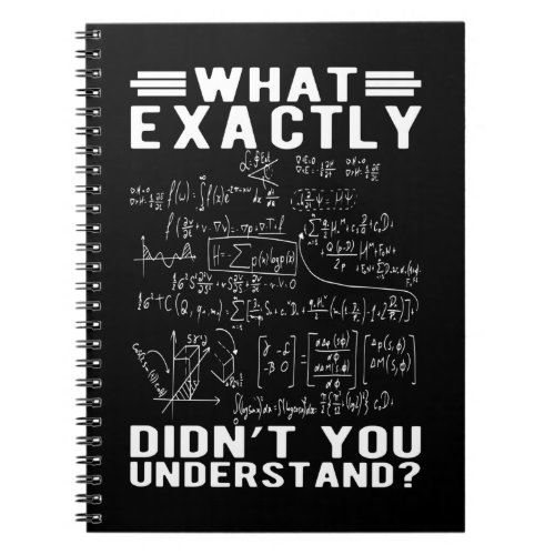 Funny Mathematician Physicis Teacher Science Nerd Notebook