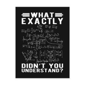 Funny Mathematician Physicis Teacher Science Nerd Postcard