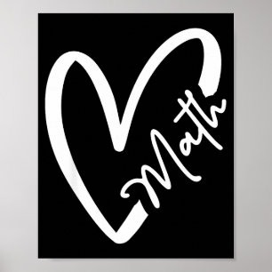 Funny Mathematician Teacher Kids Physicist I Love  Poster