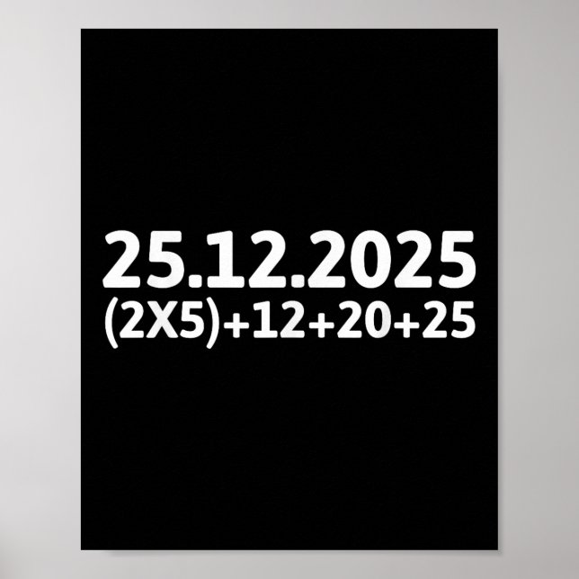 Funny Maths 67 Christmas Meme Teachers Students Sc Poster (Front)