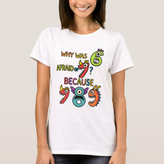 Funny Maths 7 8 9 T Shirt for Teachers and Schools