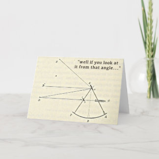 Funny Maths Greetings Card, Humorous Birthday Card