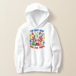 Funny Maths Numbers Joke Cartoon Hoodie Kids UK!!