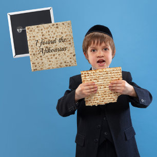 Funny Matzah Passover Seder I Found the Afikoman Button