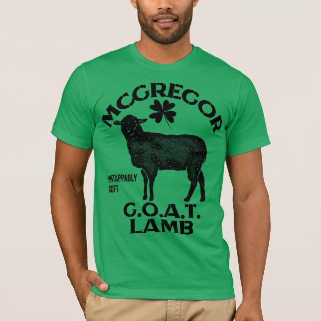 Funny McGregor G.O.A.T. LAMB "Untappably Soft" T-Shirt (Front)