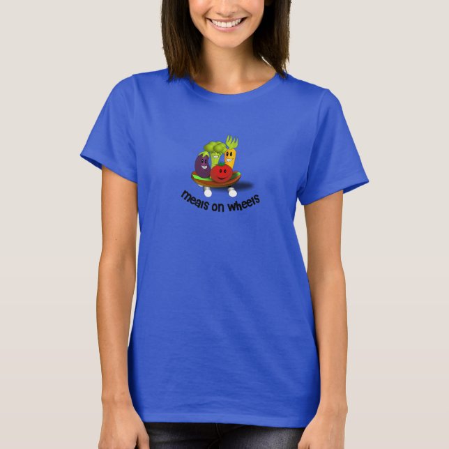 Funny Meals on Wheels T-Shirt (Front)