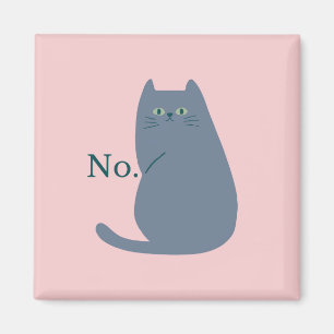 Funny Mean Cat Magnet