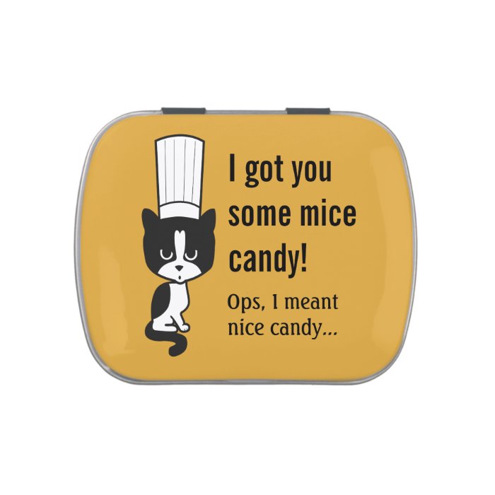 Funny Mean Kitty  Mint Tin Candy Tins