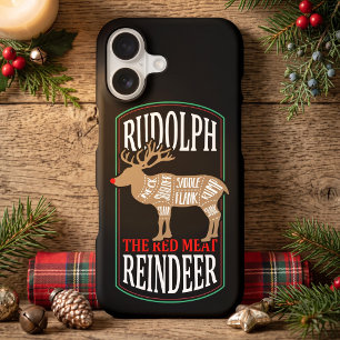 Funny Meat Lover - Rudolph Reindeer Christmas iPhone 17 Case