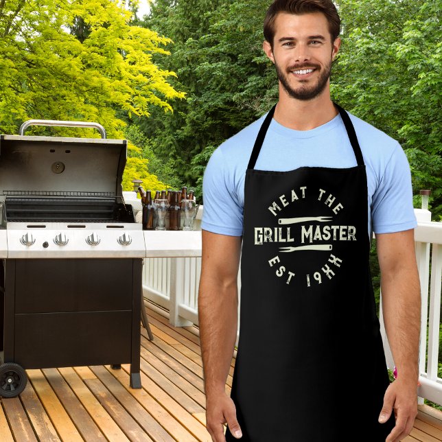 Funny Meat the Grill Master Apron (Creator Uploaded)