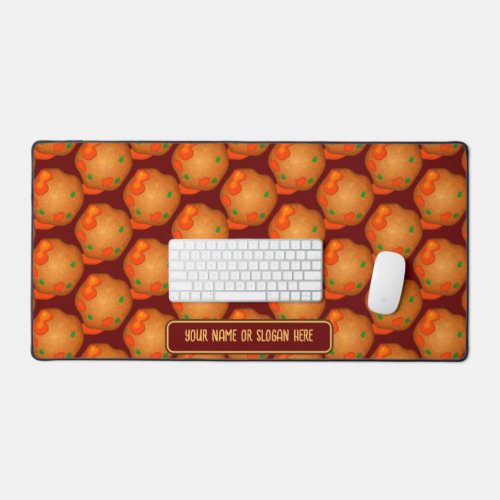 Funny Meatballs _ Man Food with Own Slogan  Name Desk Mat