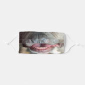 Funny Meaty Snout Adult Cloth Face Mask (Front, Folded)