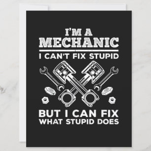 Funny Mechanic for Men Dad Car Auto Diesel Automob