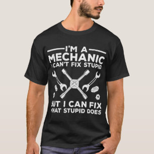 Funny Mechanic For Men Dad Car Auto Diesel Automob T-Shirt