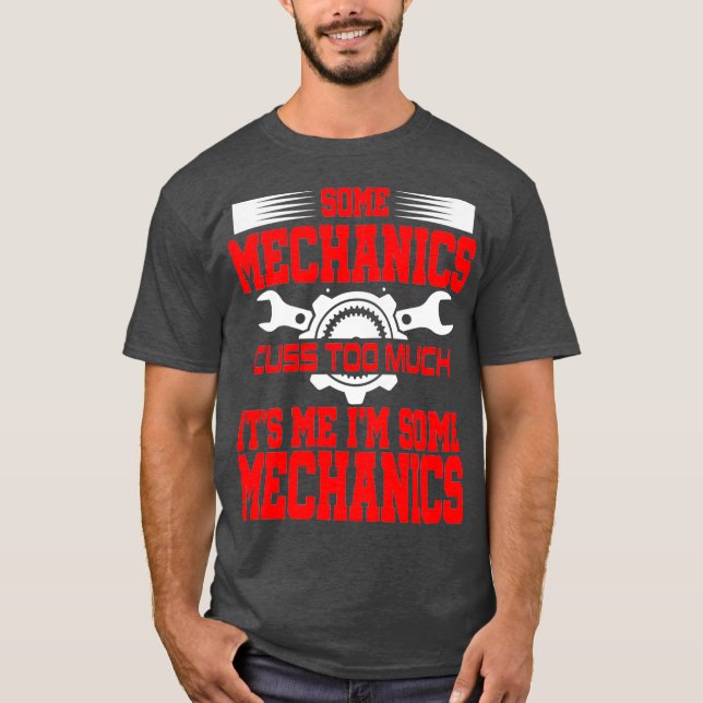 Funny Mechanic Gag Gift Offensive Humor Aircraft T-Shirt (Front)