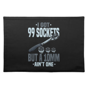 Funny Mechanic Gift For A Car Mechanic Cloth Placemat