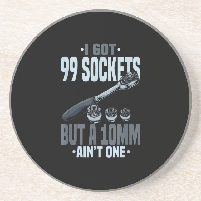 Funny Mechanic Gift For A Car Mechanic Coaster (Front)