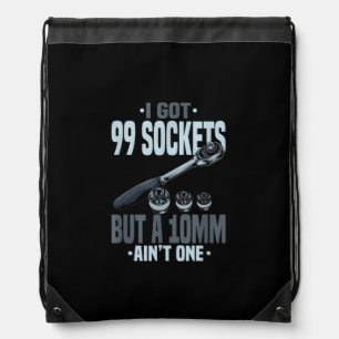 Funny Mechanic Gift For A Car Mechanic Drawstring Bag