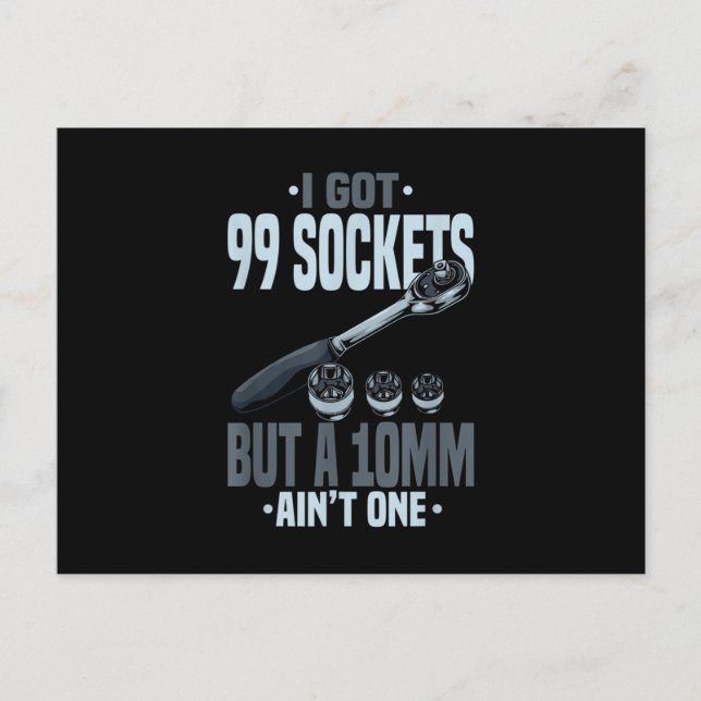 Funny Mechanic Gift For A Car Mechanic Postcard (Front)