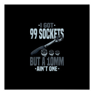 Funny Mechanic Gift For A Car Mechanic Poster