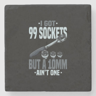 Funny Mechanic Gift For A Car Mechanic Stone Coaster