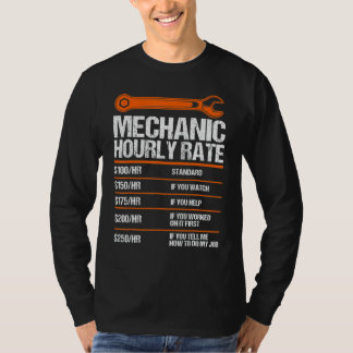 Funny Mechanic Hourly Rate Future Mechanic 1 T-Shirt