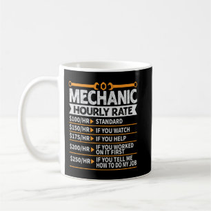 Funny Mechanic, Hourly Rate, Future Mechanic Coffee Mug