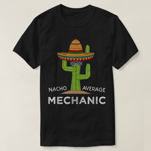 Funny Mechanic Humor Saying T-Shirt (Design Front)