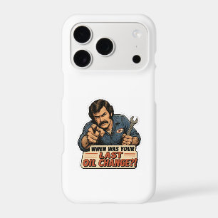 Funny Mechanic Oil Change Car Meme iPhone 17 Pro Case