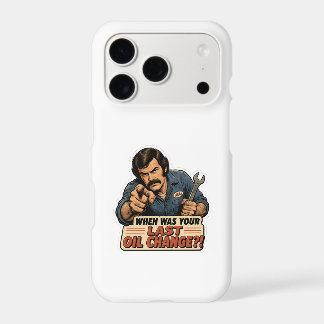 Funny Mechanic Oil Change Car Meme iPhone 17 Pro Case