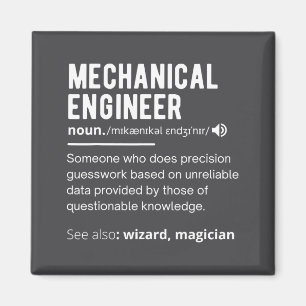 Funny Mechanical Engineer Definition Engineering Magnet