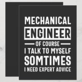 Funny Mechanical Engineer Gift (Front/Back)