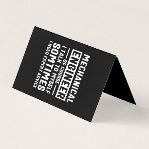 Funny Mechanical Engineer Gift Business Card