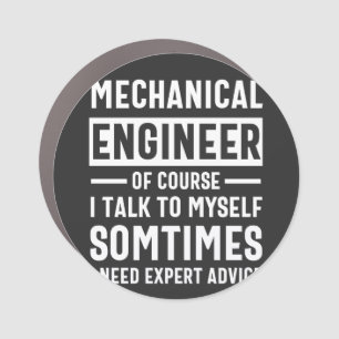 Funny Mechanical  Engineer Gift Car Magnet