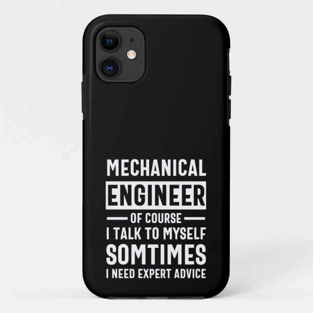 Funny Mechanical  Engineer Gift Case-Mate iPhone Case (Back)