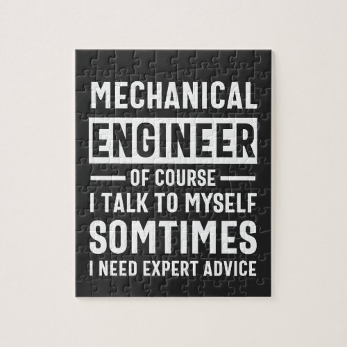 Funny Mechanical  Engineer Gift Jigsaw Puzzle