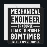 Funny Mechanical  Engineer Gift Save The Date<br><div class="desc">Funny Mechanical  Engineer Gift</div>