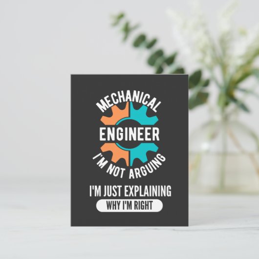 Funny Mechanical Engineer, Mechanical Engineering (Standing Front)