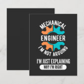 Funny Mechanical Engineer, Mechanical Engineering (Front/Back)