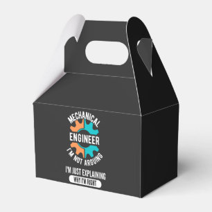 Funny Mechanical Engineer, Mechanical Engineering Favor Boxes
