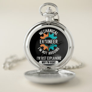 Funny Mechanical Engineer, Mechanical Engineering Pocket Watch