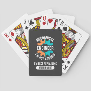 Funny Mechanical Engineer, Mechanical Engineering Poker Cards