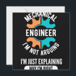 Funny Mechanical Engineer, Mechanical Engineering Save The Date<br><div class="desc">Funny Mechanical Engineer,  Mechanical Engineering Gift,  Engineer Student,  Engineer Graduation Gift, </div>