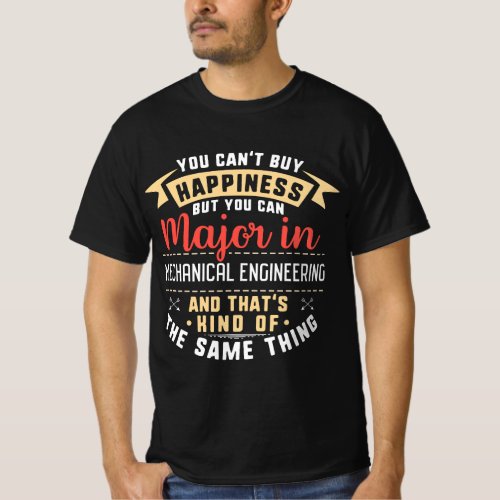 Funny Mechanical Engineering Major Studen Graduati T_Shirt