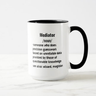 funny Mediator Definition gifts for men women Mug