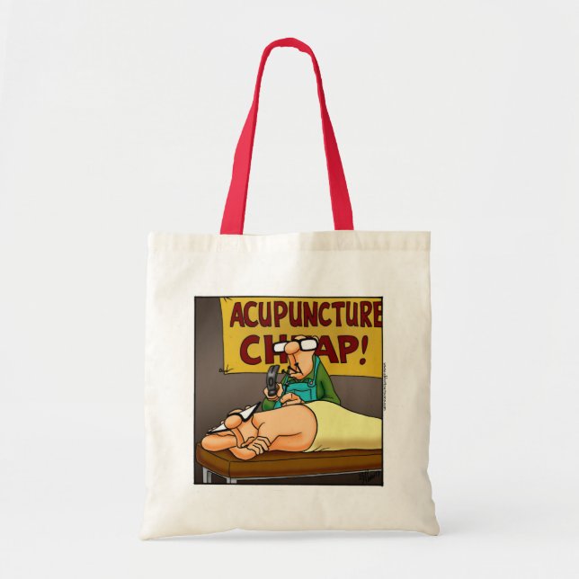 Funny Medical Acupuncture Tote Bag (Front)